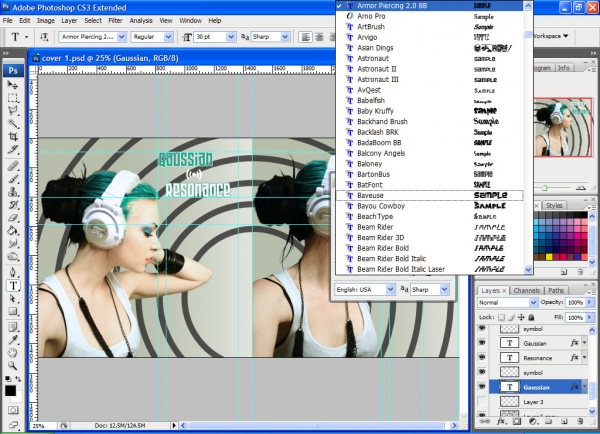 Creation of Gaussian Resonance: Step 7